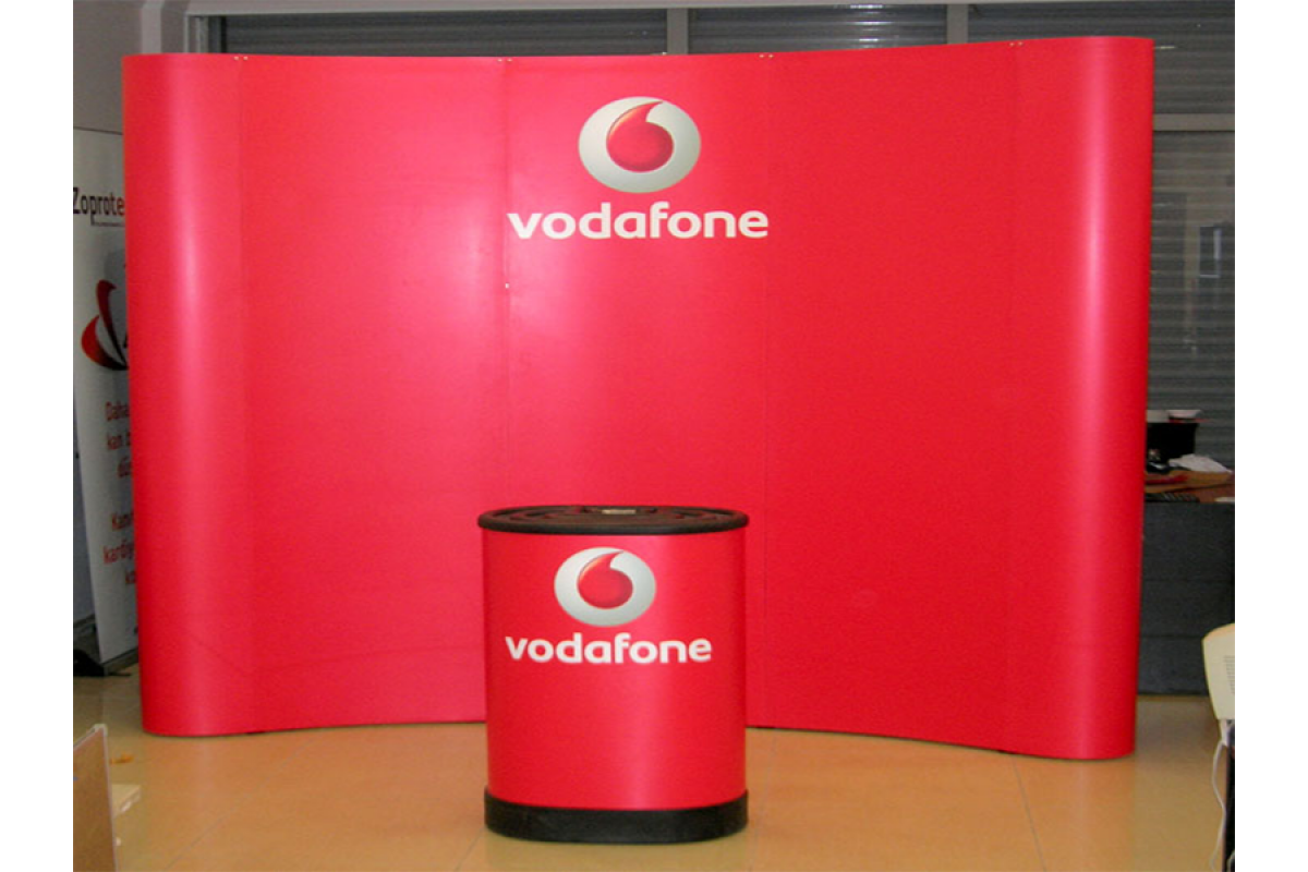 Dijital Baskılı Örümcek stand
